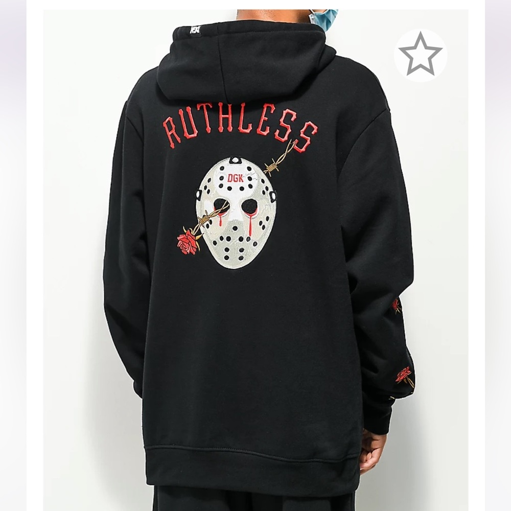 DGK Fierce Black Hoodie used like new